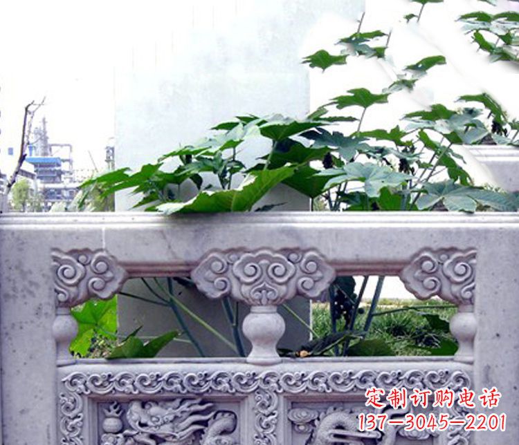 烟台园林仿古石栏板景观石雕 (6)