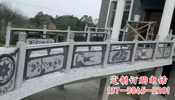 烟台园林仿古石栏板景观石雕 (10)