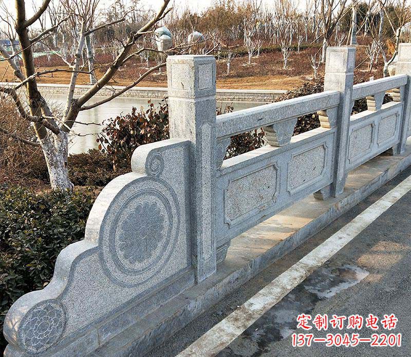 烟台园林仿古石栏板景观石雕_1