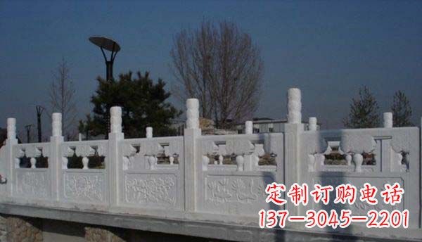 烟台园林汉白玉栏板景观石雕