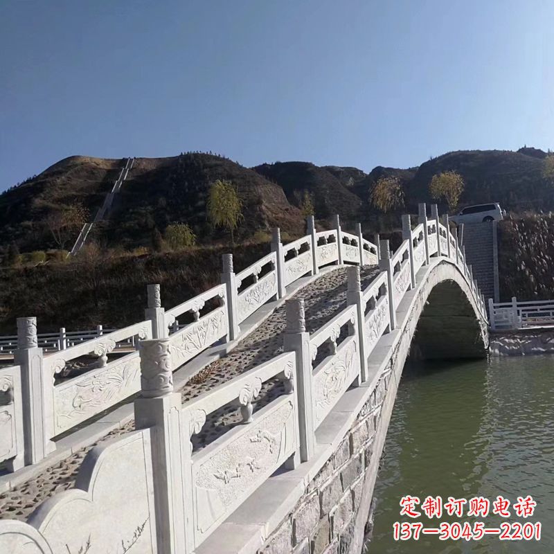 烟台园林景点石雕桥栏板