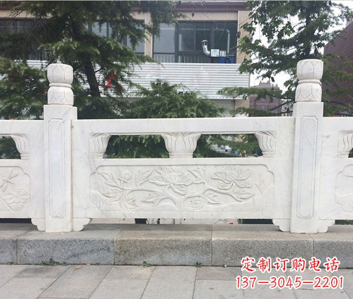 烟台园林景观大理石浮雕栏板 (2)