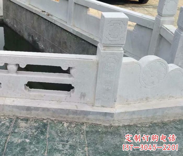 烟台园林景观大理石栏板雕塑 (7)