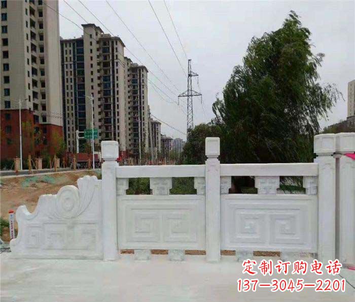 烟台园林景观大理石栏板石雕 (5)