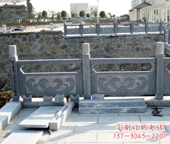 烟台园林景观大理石栏板石雕 (11)
