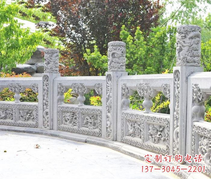 烟台园林景观大理石栏板石雕 (9)