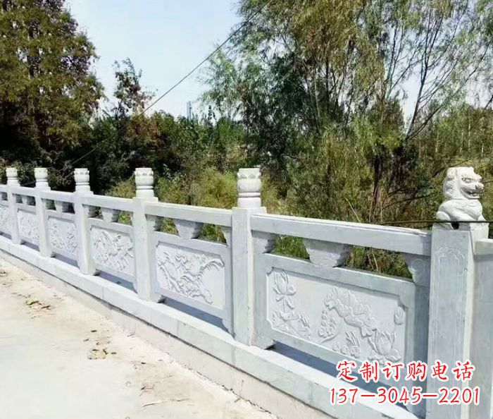 烟台园林景观大理石栏板石雕_1