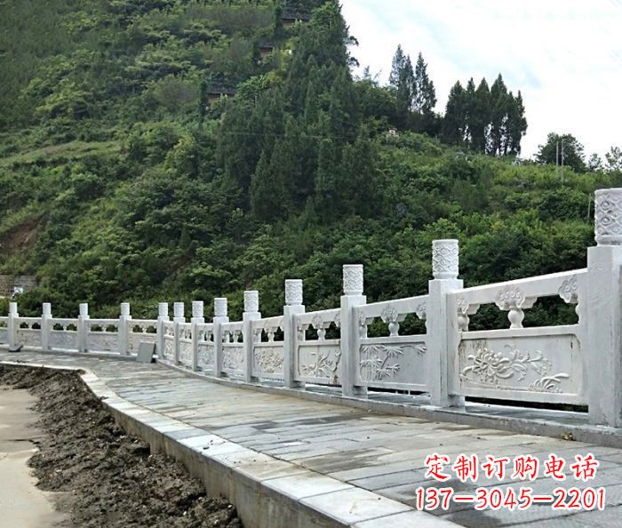 烟台园林景观大理石栏板石雕_2
