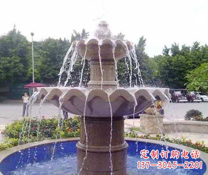 烟台园林景观大理石喷泉石雕