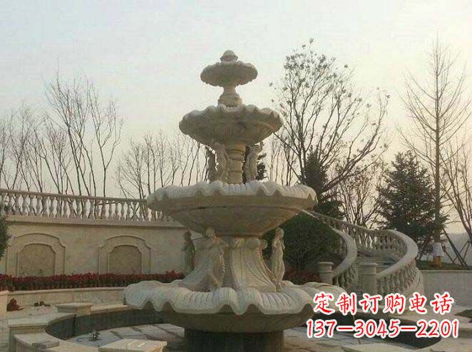 烟台园林景观大型喷泉石雕 (2)