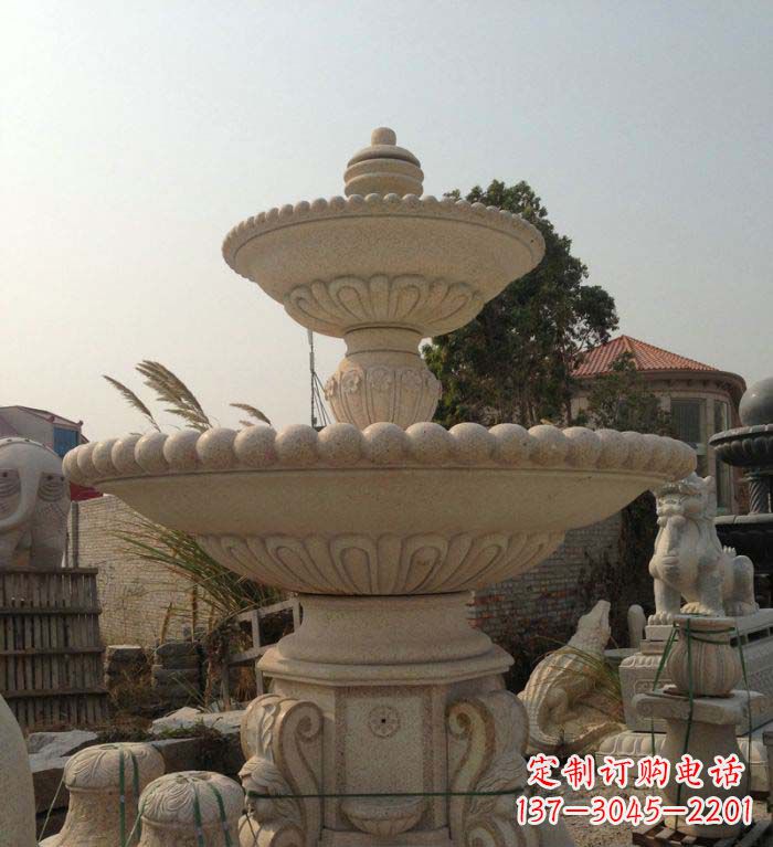 烟台园林景观大型喷泉石雕