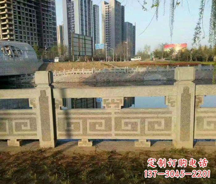烟台园林景观仿古石雕栏板 (3)