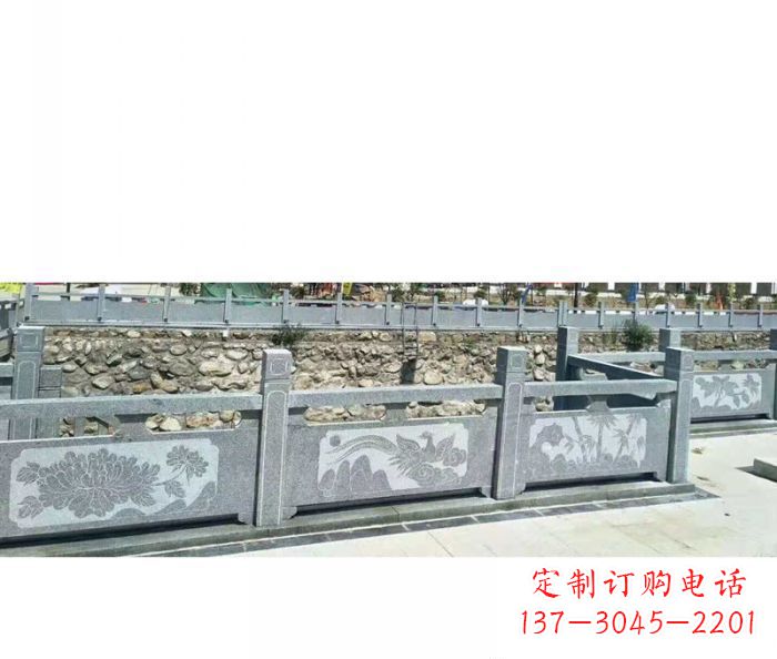 烟台园林景观仿古石雕栏板 (5)