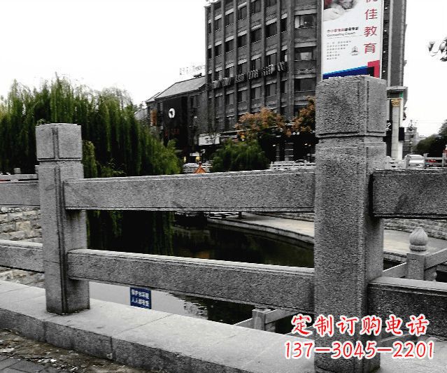 烟台园林景观仿古石雕栏板 (9)