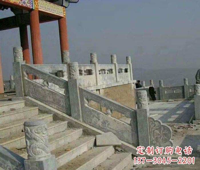 烟台园林景观仿古石雕栏板