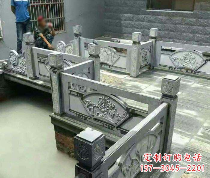 烟台园林景观仿古石浮雕栏板 (4)
