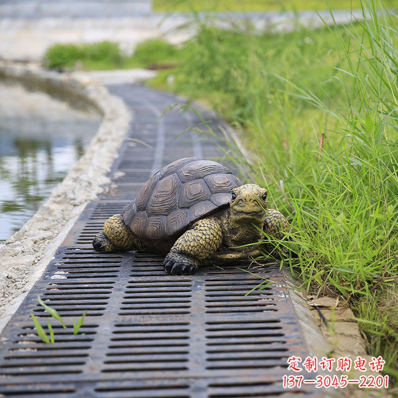 烟台园林水景动物仿真乌龟雕塑