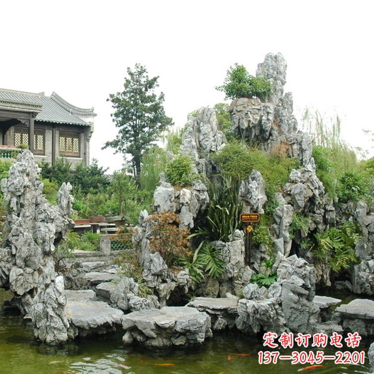 烟台园林庭院奇石假山