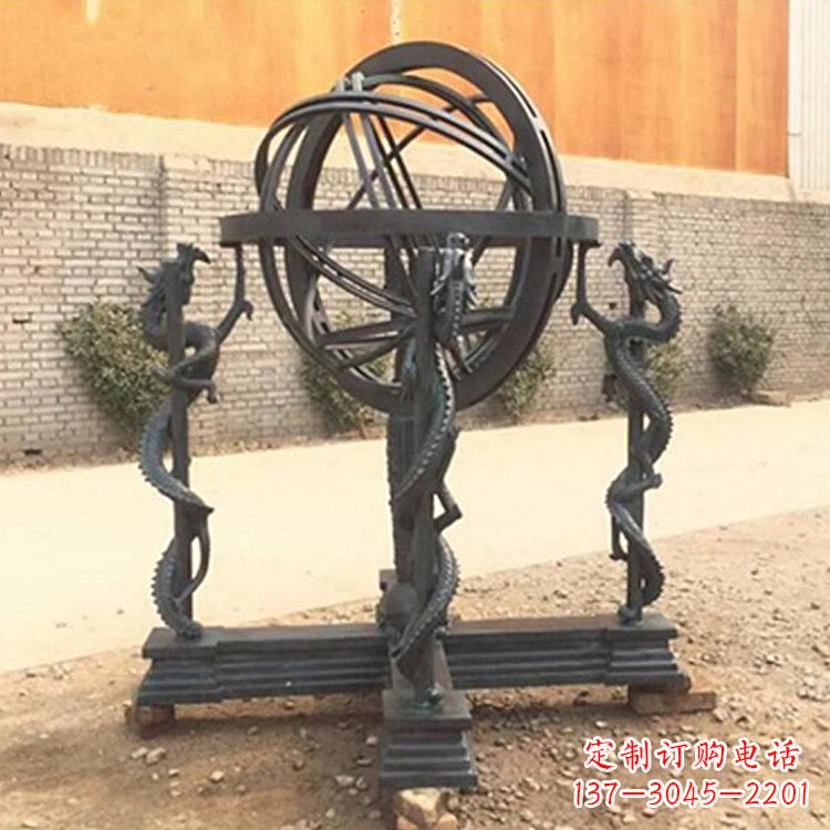 烟台张衡天体仪浑天仪雕塑摆件