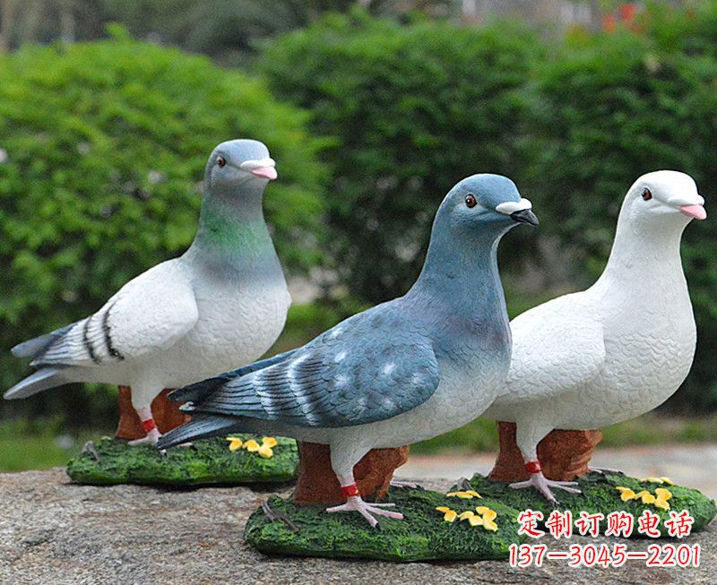 烟台长春和平鸽雕塑