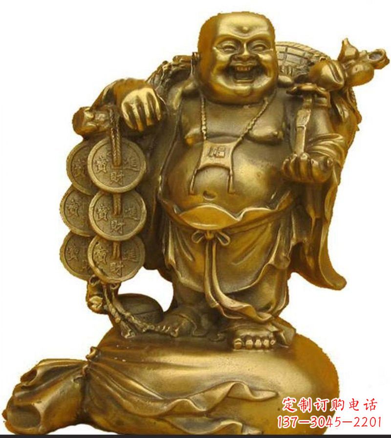 烟台招财弥勒佛铜雕