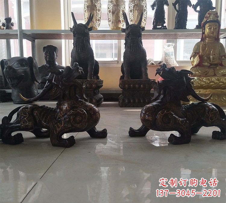 烟台招财辟邪貔貅铜雕