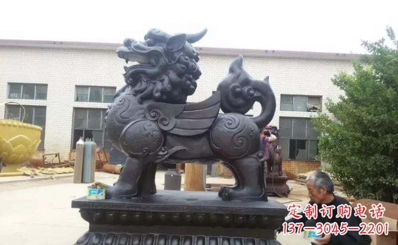 烟台招财神兽貔貅铜雕
