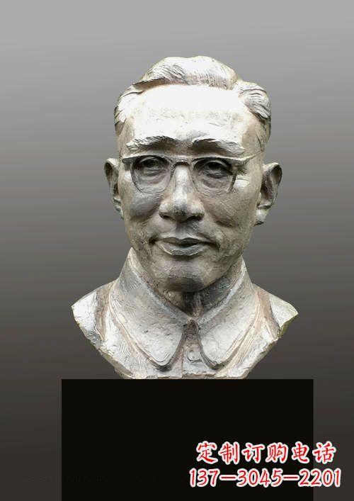 烟台中国当代音乐家马可头像雕塑