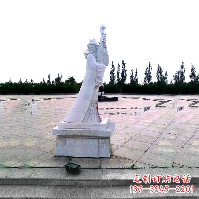 烟台中国古代四大美女之王昭君广场石雕塑
