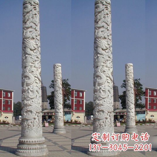 烟台中国龙柱雕塑