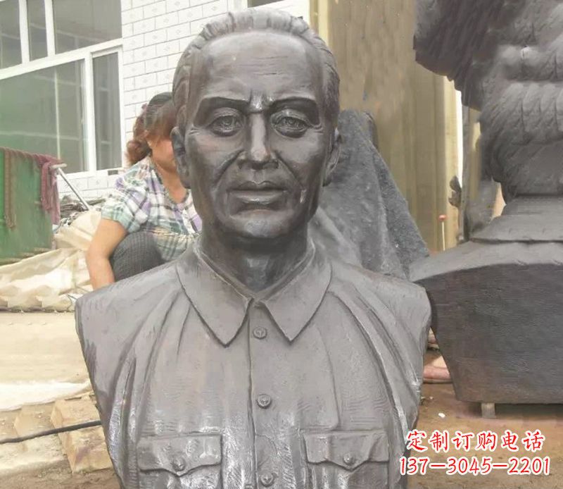 烟台中国名人人物胸像铜雕