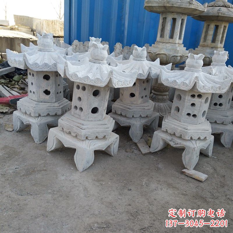 烟台中式古代石灯笼