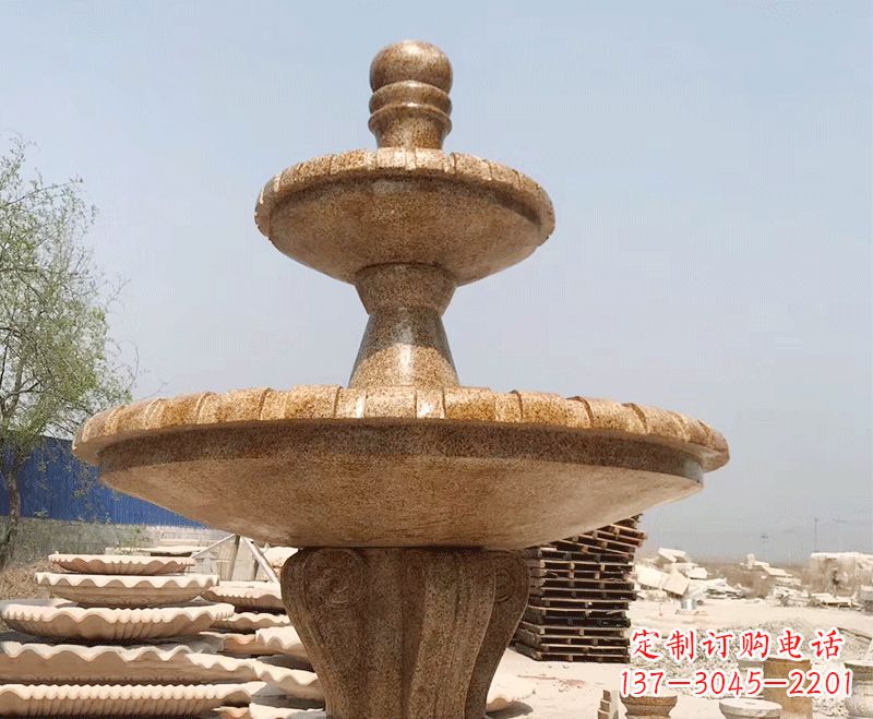烟台中式石雕喷泉