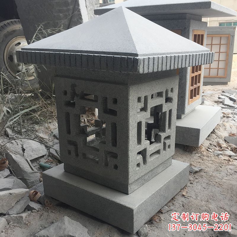烟台中式现代石灯笼