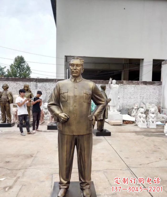 烟台周恩来铜雕 (3)
