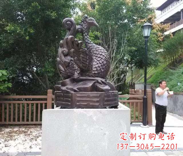 烟台朱雀神兽雕塑