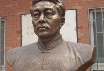 烟台徐悲鸿胸像铜雕 