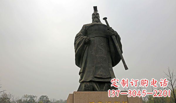 烟台铸铜刘邦雕塑