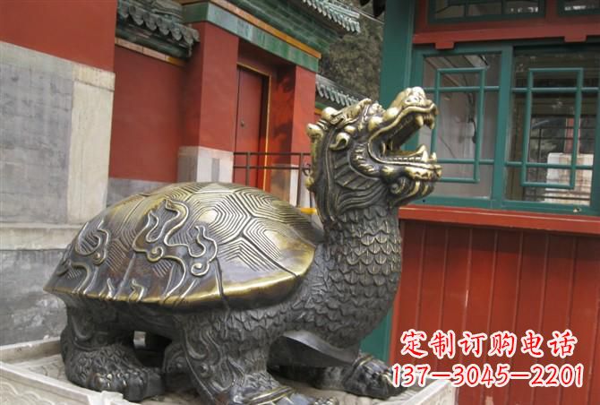 烟台铸铜龙龟雕塑