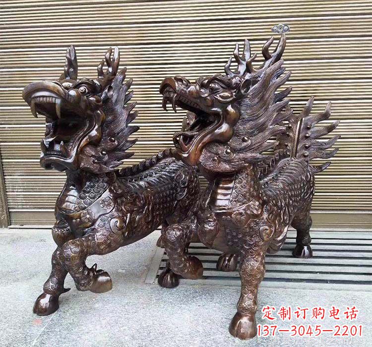 烟台铸铜铜麒麟