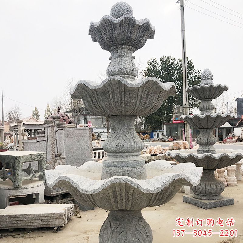烟台自然石雕流水喷泉