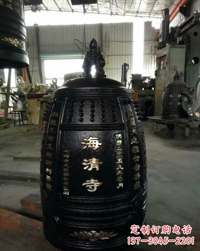 烟台宗教庙宇铸铜钟