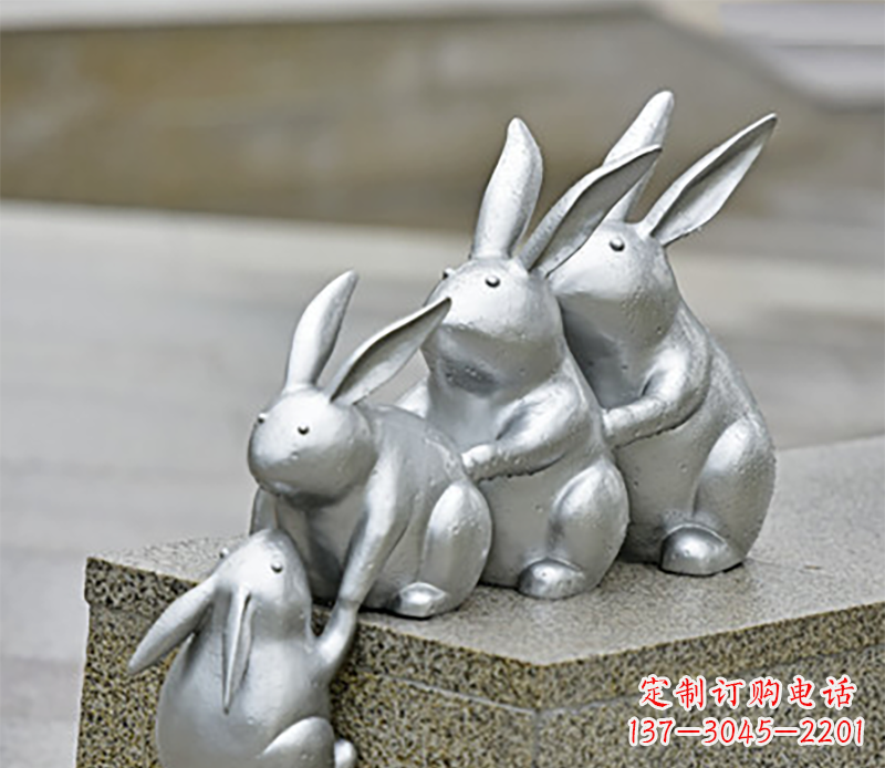 烟台兔子雕塑不锈钢