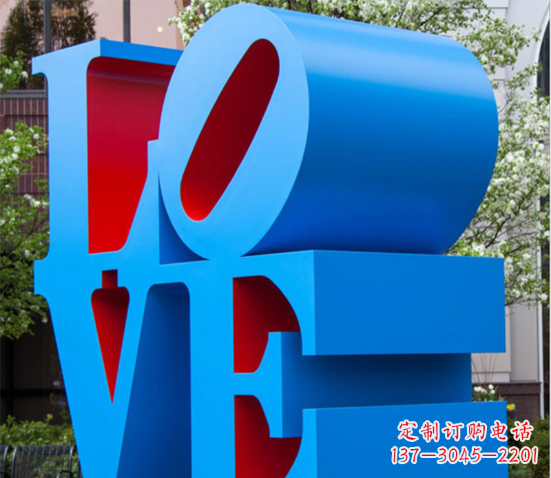 烟台字母雕塑不锈钢